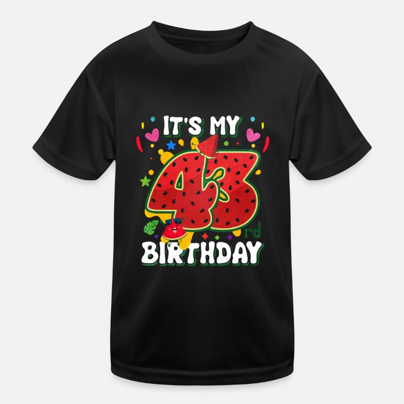 43e anniversaire Pastèque T-shirt sport Enfant