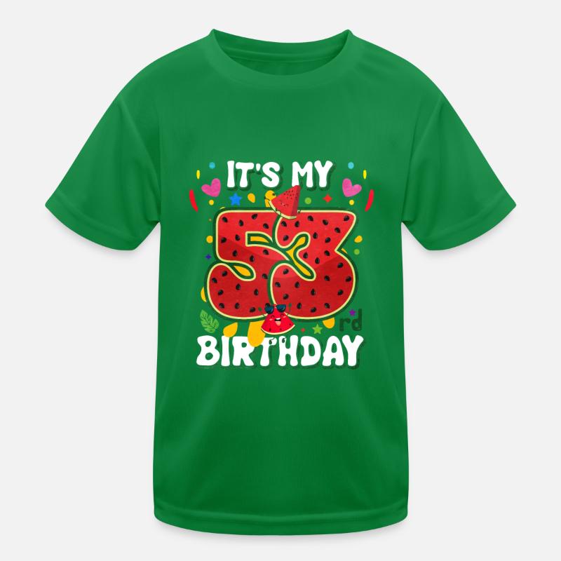 53e anniversaire Pastèque T-shirt sport Enfant
