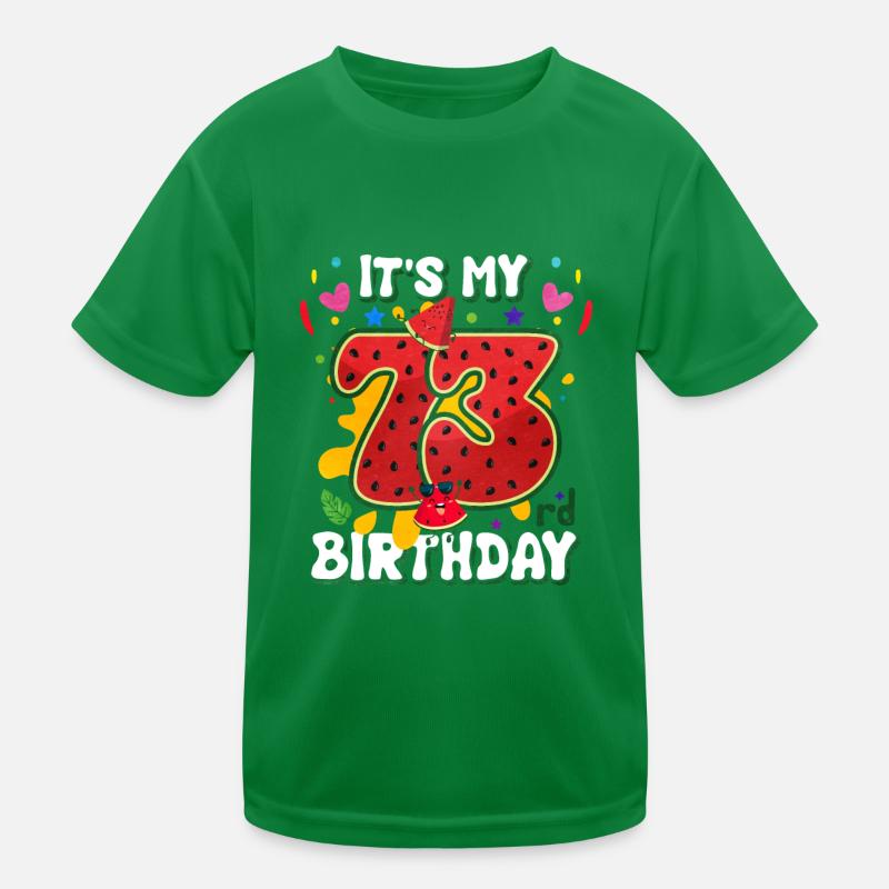 73e anniversaire de la pastèque T-shirt sport Enfant