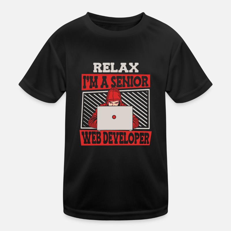 Web Developer Web Developer Senior Kids Functional T-Shirt