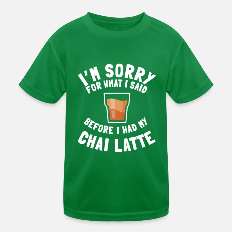 Chai Latte Zitat Liebe Gewürzter Chai Tee Kinder Funktions-T-Shirt