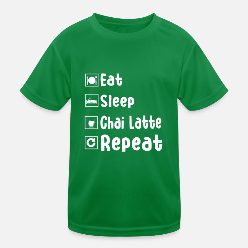 Chai Latte Kinder Funktions-T-Shirt