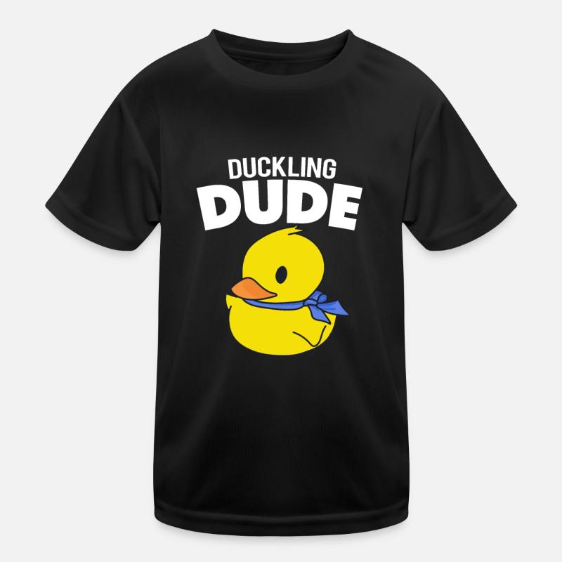 Duckling Dude - Yellow Ducks Kids Functional T-Shirt