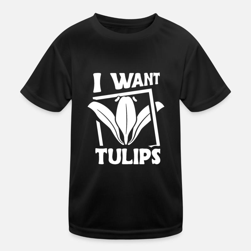 Tulips Tulips Kids Functional T-Shirt