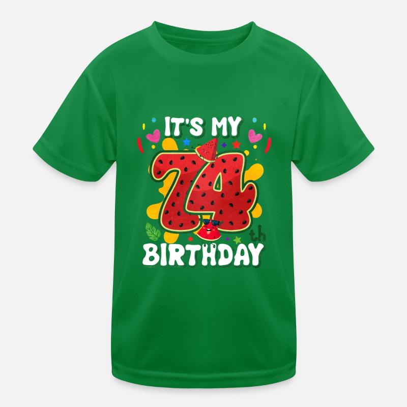 74e anniversaire Pastèque T-shirt sport Enfant