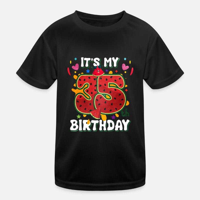 35th Birthday Watermelon Kids Functional T-Shirt