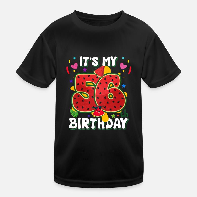 56e anniversaire de la pastèque T-shirt sport Enfant