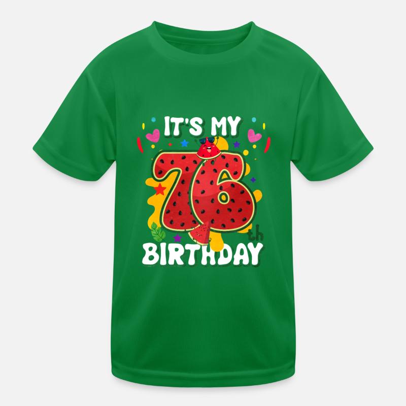 76e anniversaire Pastèque T-shirt sport Enfant