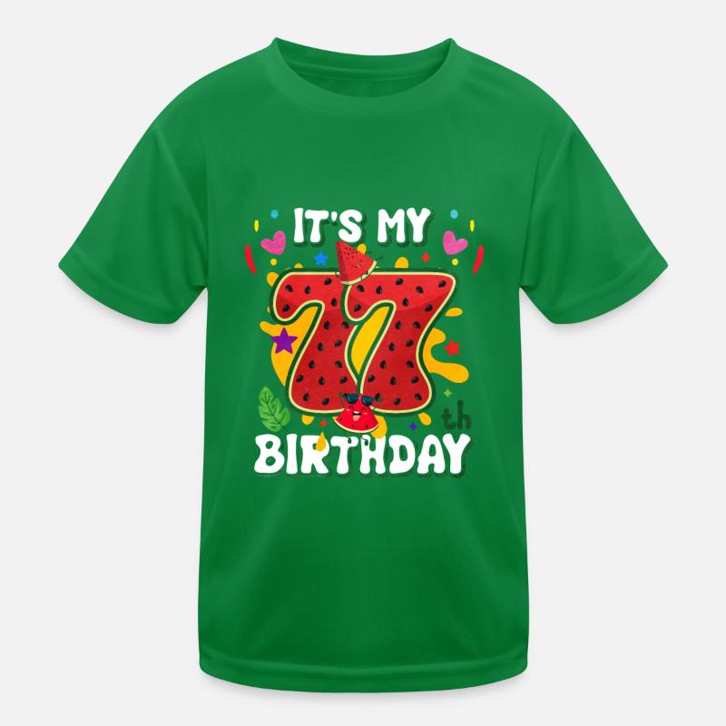 77e anniversaire Pastèque T-shirt sport Enfant