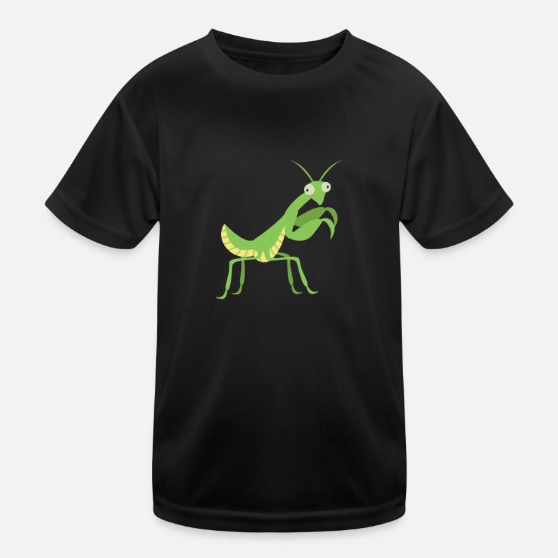Praying Mantis Insect Pet Lovers Kids Functional T-Shirt