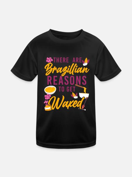 Cute Esthetician Skincare - Kids Functional T-Shirt - black - Front