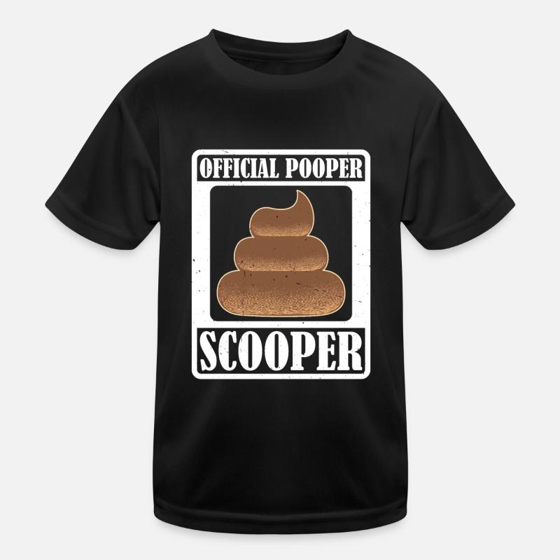 Official Pooper Scooper 32 Kinder Funktions-T-Shirt
