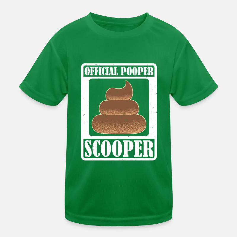 Official Pooper Scooper 32 Kinder Funktions-T-Shirt