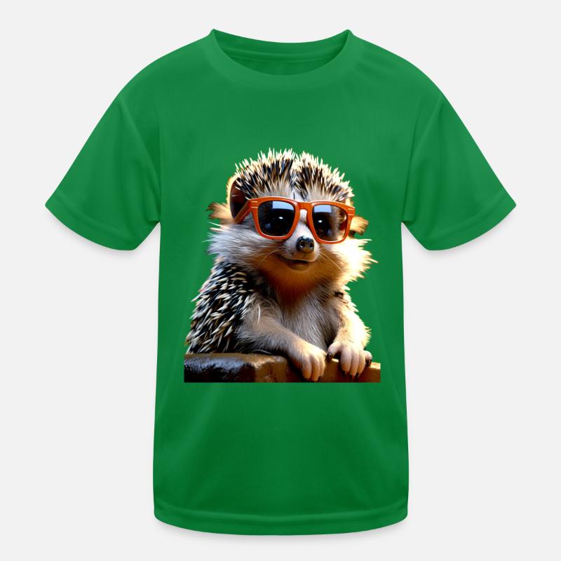 Hérisson Lunettes de soleil Echinoid Love Cute Hedgehog T-shirt sport Enfant