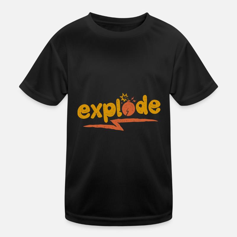 Phantasie explodieren Kinder Funktions-T-Shirt
