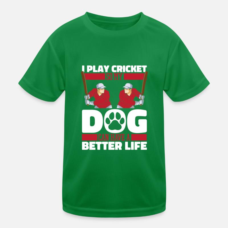 Cricket Kinder Funktions-T-Shirt