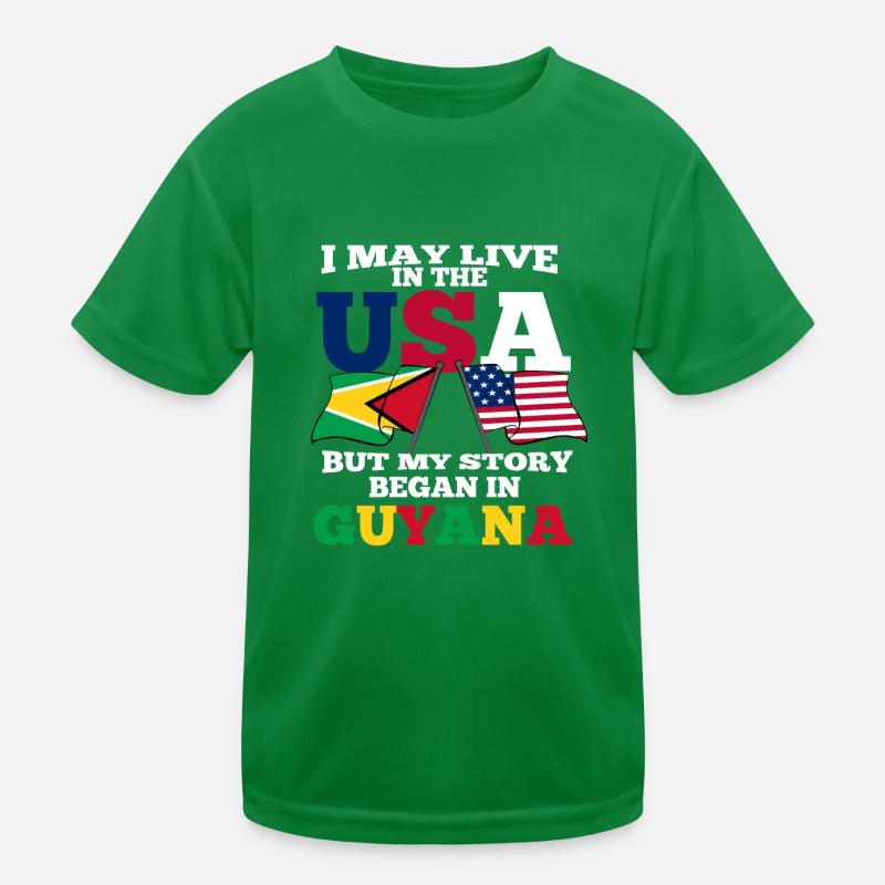 Guyana Kids Functional T-Shirt