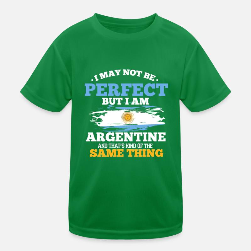 Argentinien Kinder Funktions-T-Shirt