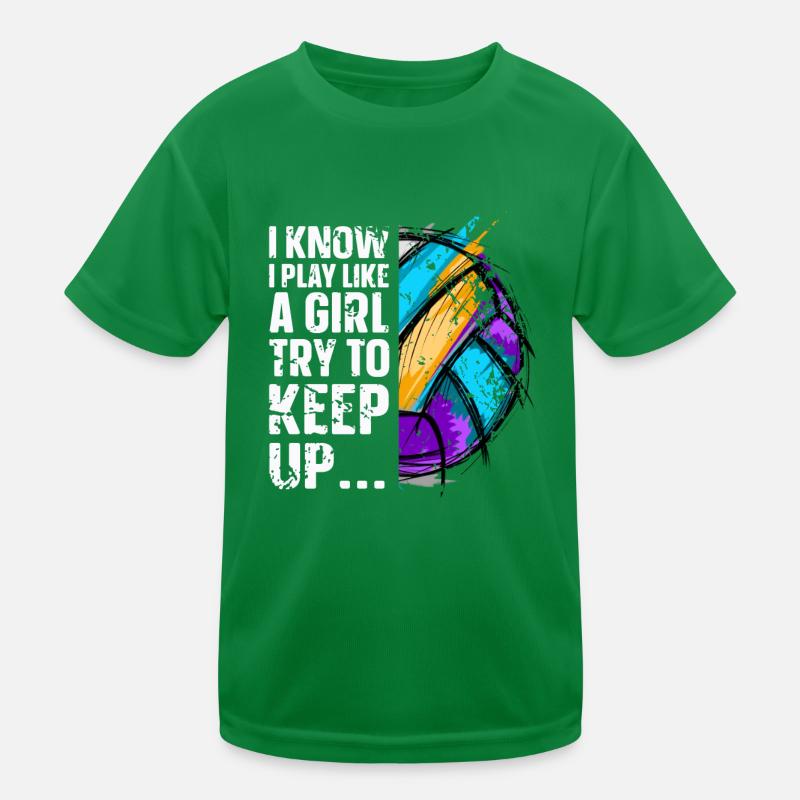 Volleyball Kids Functional T-Shirt