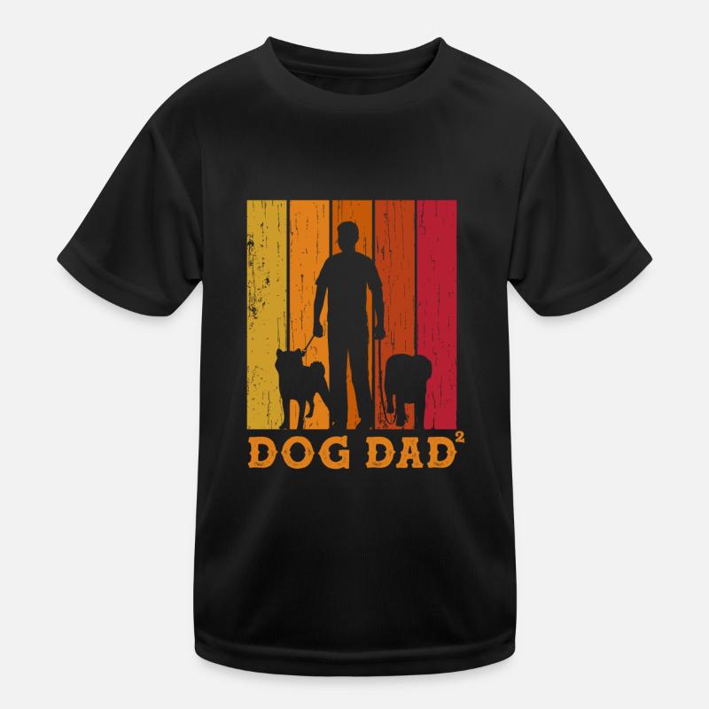 Dog Dad à la puissance de 2 T-shirt sport Enfant