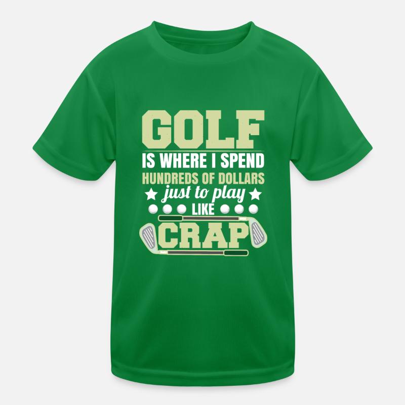 Blague de golf drôle T-shirt sport Enfant