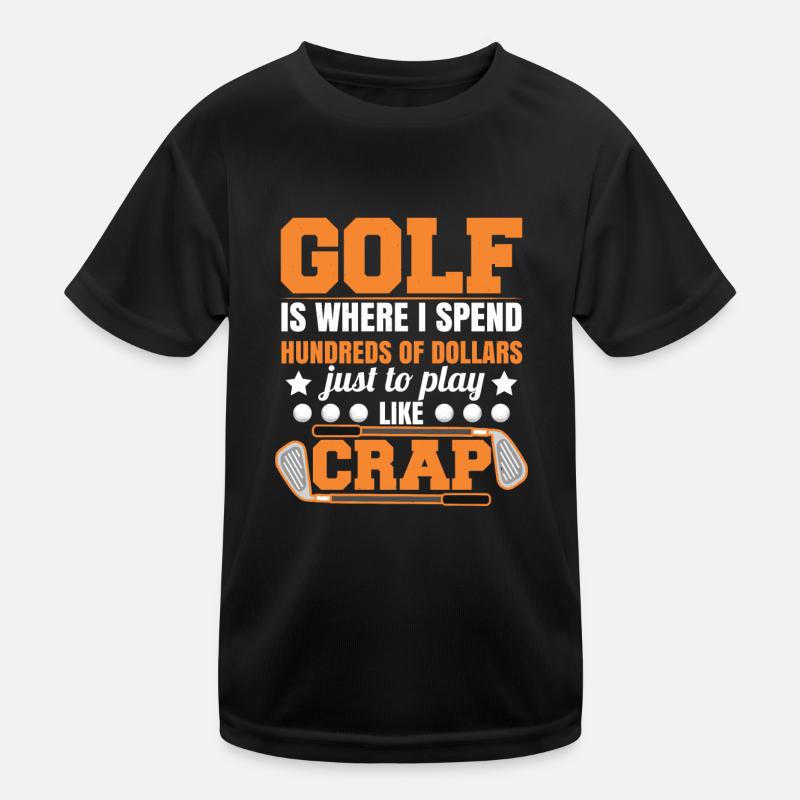Terrain de golf Golfeur T-shirt sport Enfant