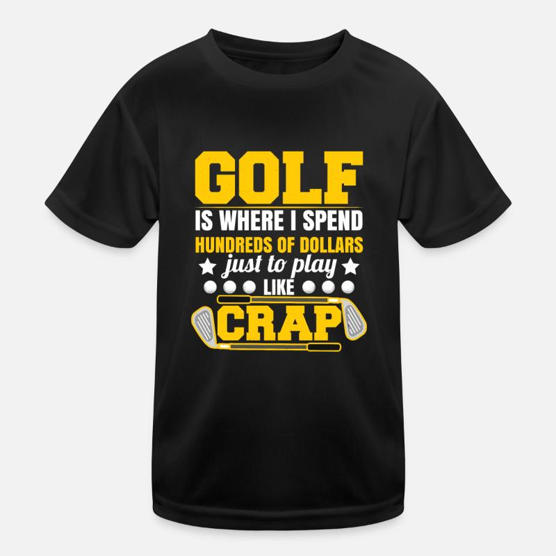 Golf Spruch Humor Golfspieler Kinder Funktions-T-Shirt