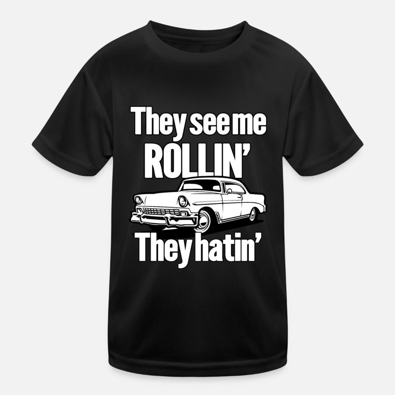 Rollin' Revolution Oldtimer-Liebhaber Kinder Funktions-T-Shirt