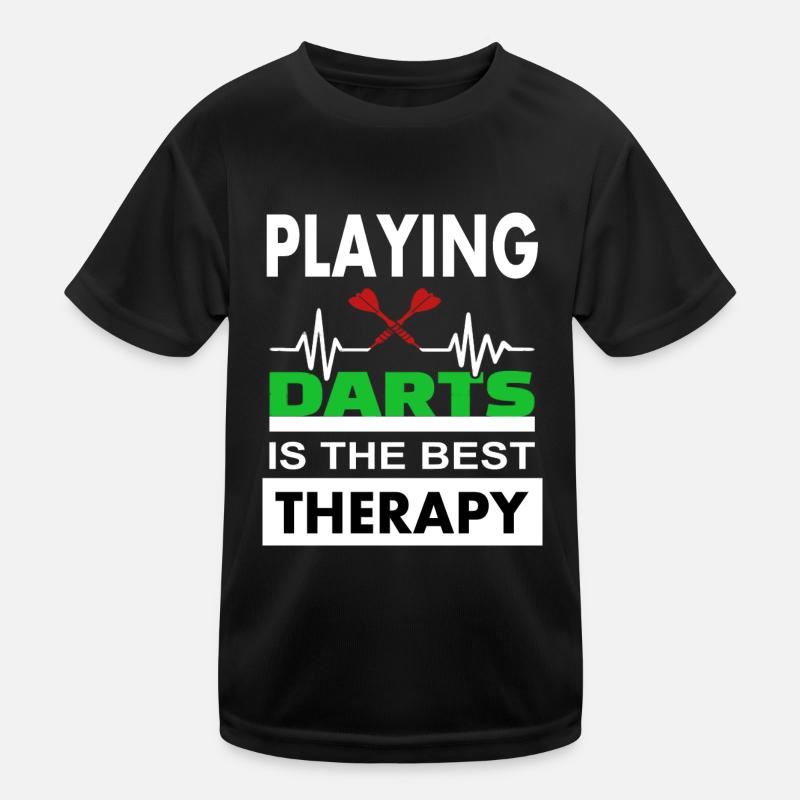 darts spielen Dartspieler Dartboard Geschenkidee Kinder Funktions-T-Shirt
