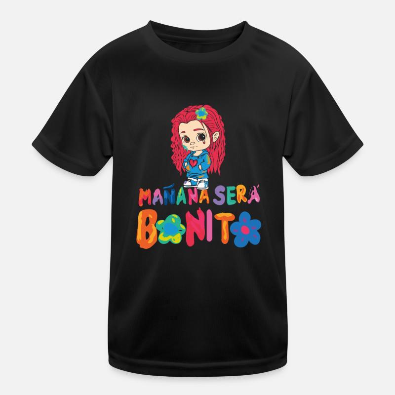 Mañana Será Bonito Drôles de points positifs espagnols T-shirt sport Enfant
