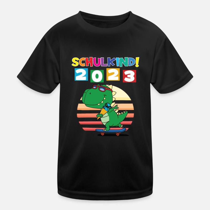 Schulkind 2023 Einschulung 2023 Schulanfang Kinder Funktions-T-Shirt