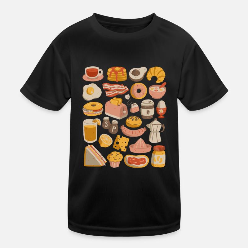 Frühstück & Brunch Kinder Funktions-T-Shirt