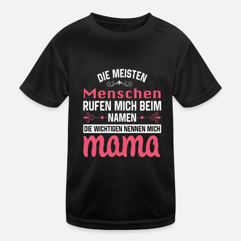 Mama Mutter Muttertag Mutter Geburtstag Kinder Funktions-T-Shirt