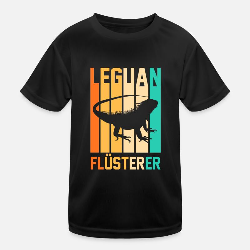 Leguan Flüsterer Kinder Funktions-T-Shirt