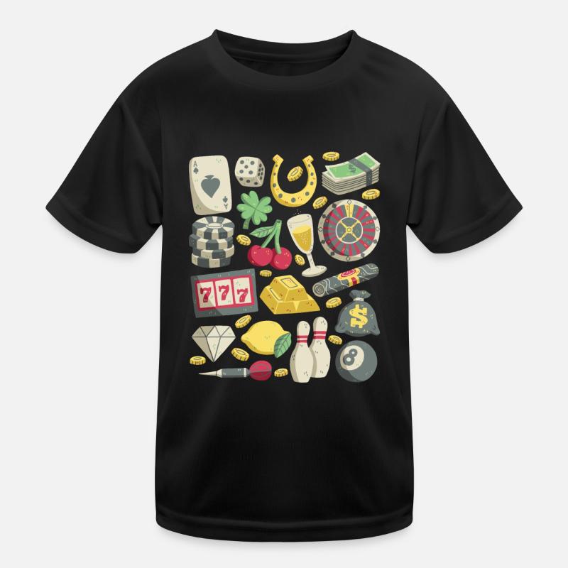 Casino Kinder Funktions-T-Shirt