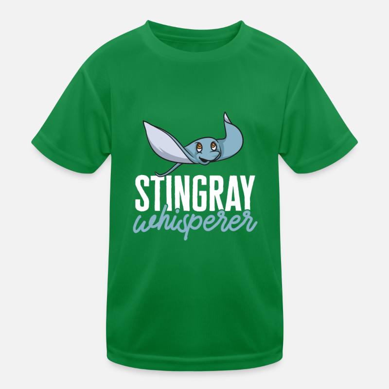 Stachelrochen Mantarochen Ozean Rochen Kinder Funktions-T-Shirt