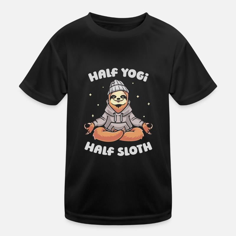 Faultier Yogi Faultier Yoga Kinder Funktions-T-Shirt