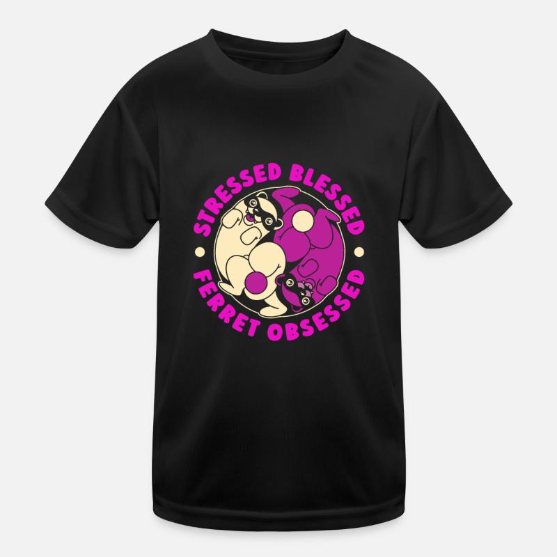 Frettchen Iltis Niedlich Kinder Funktions-T-Shirt