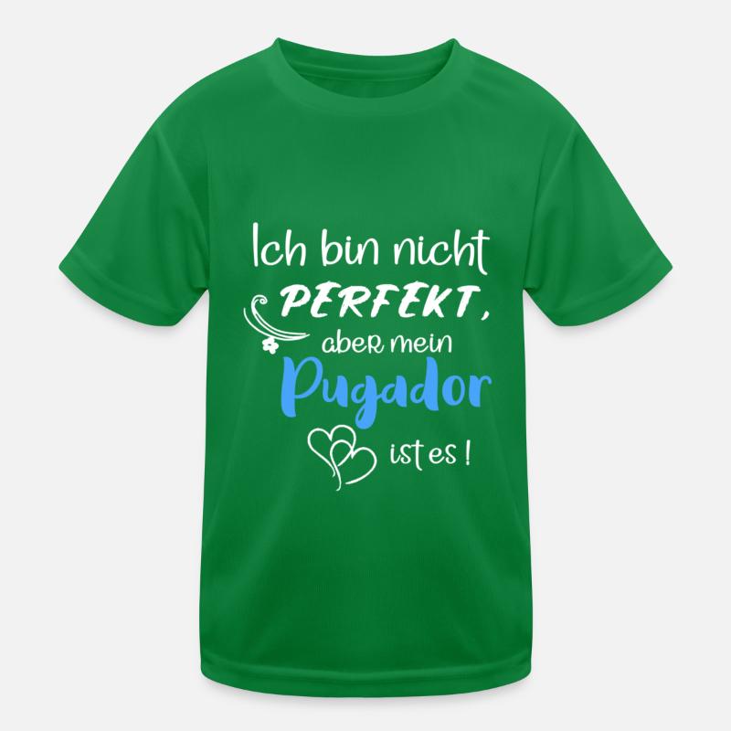 Perfekter Pugador I Mops Labrador Mix Kinder Funktions-T-Shirt
