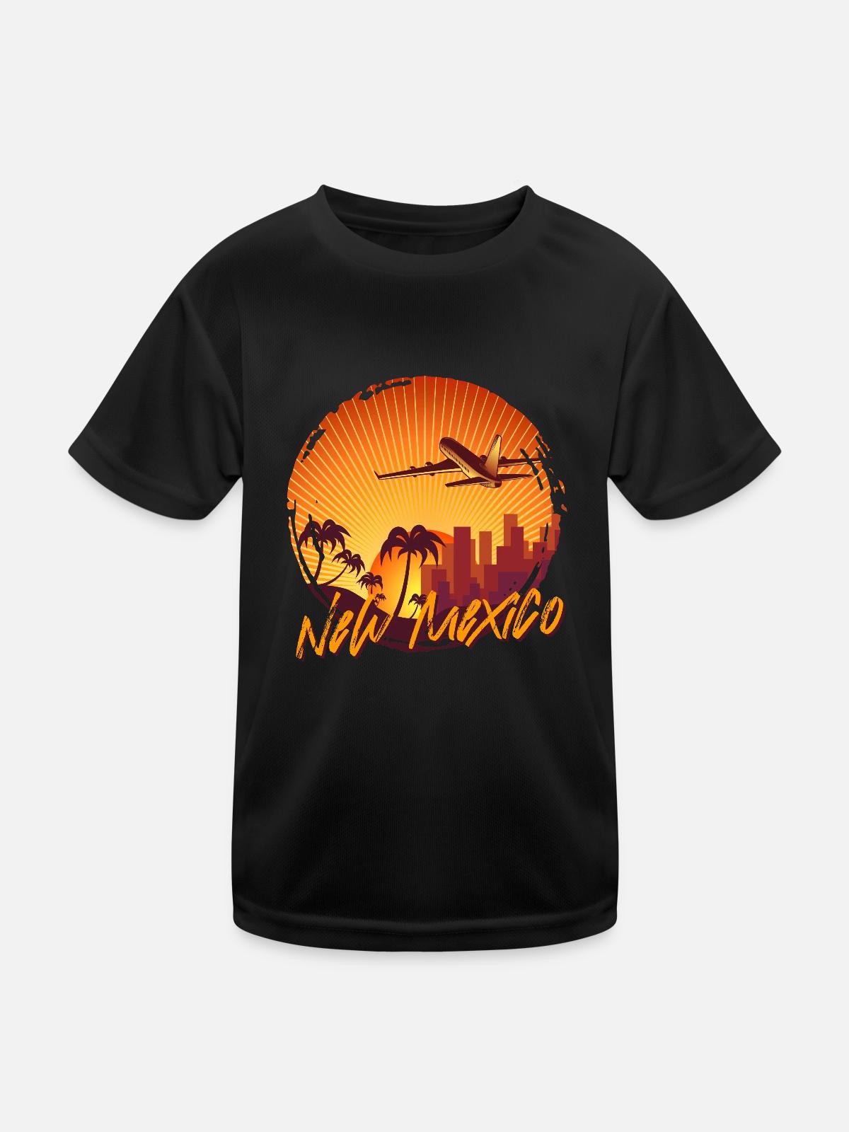 New Mexico - Kids Functional T-Shirt - black - Front