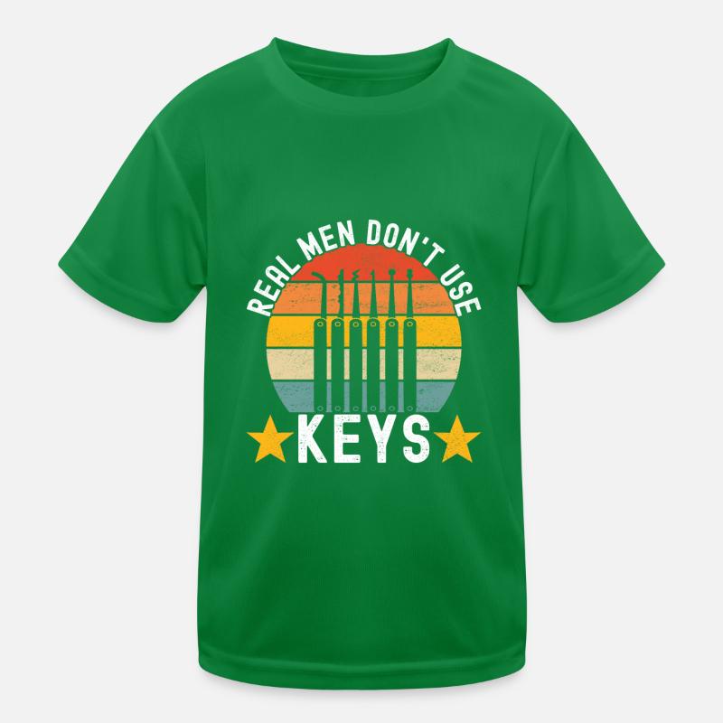Schlüsseldienst Locksmith Dietrich Kids Functional T-Shirt