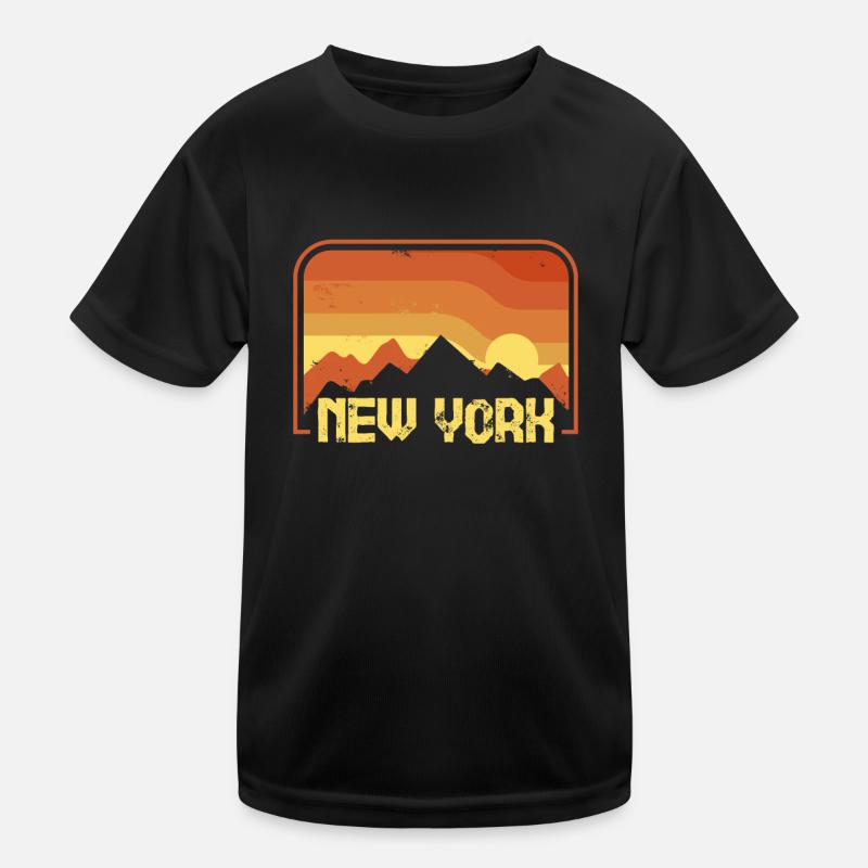 New York Kinder Funktions-T-Shirt