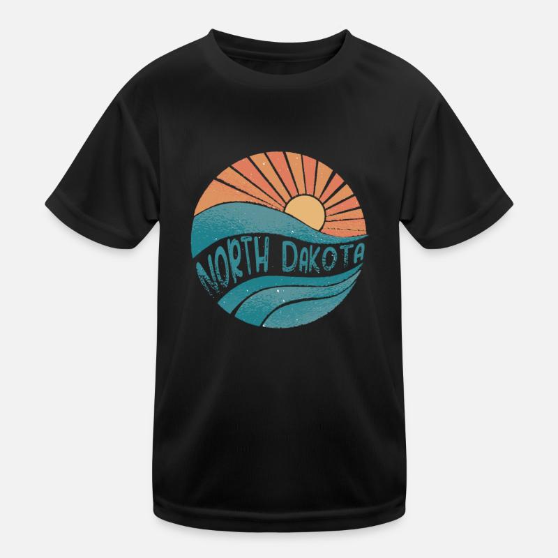 Dakota du Nord T-shirt sport Enfant