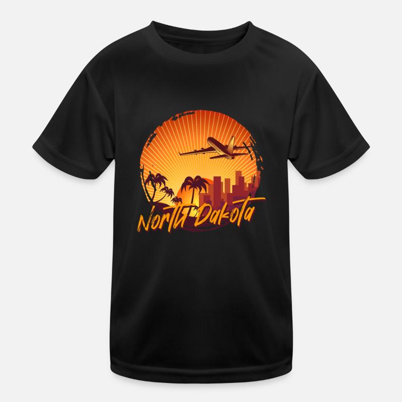 Dakota du Nord T-shirt sport Enfant