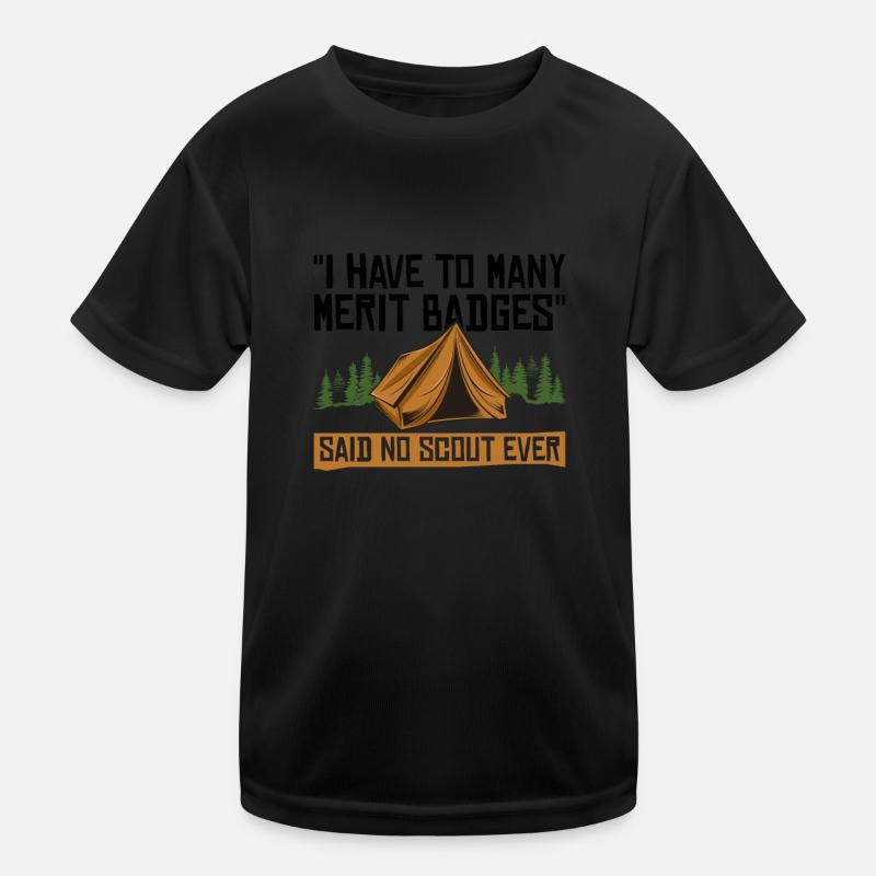 Cub Scout Design Für Einen Pfadfinderführer Kinder Funktions-T-Shirt