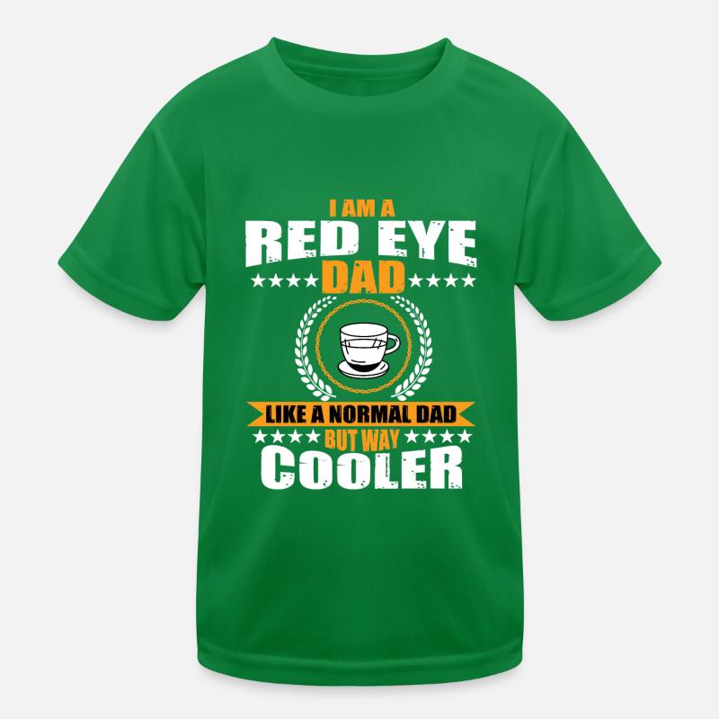 Red Eye Coffee Daddy T-shirt sport Enfant