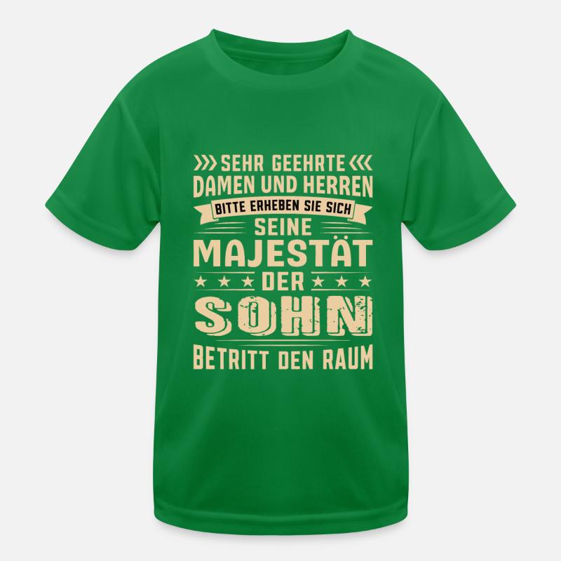 Sohn Geburtstag Sohn Sprüche Sohn Geschenke Kinder Funktions-T-Shirt