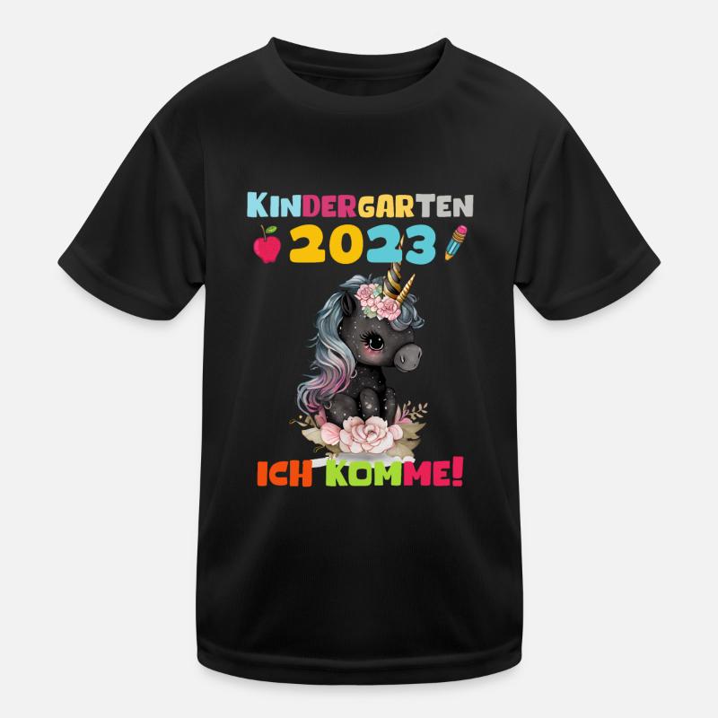 Kindergarten 2023 Jungen Mädchen Kita Geschenk Kinder Funktions-T-Shirt