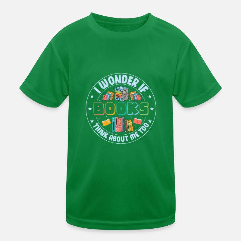 Coole Bücher Lesebuchliebhaber Alphabetisierung Bibliothekar Kinder Funktions-T-Shirt