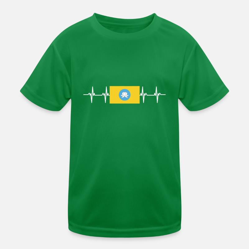Drapeau russe - Kalmoukie T-shirt sport Enfant